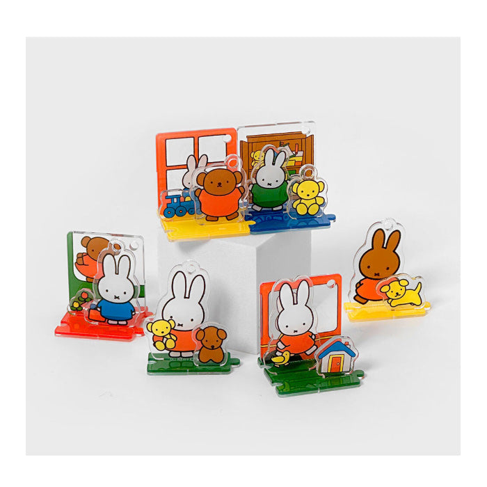 Miffy Acrylic Deco Figure Set – 3-Piece Stand & Bag Charm