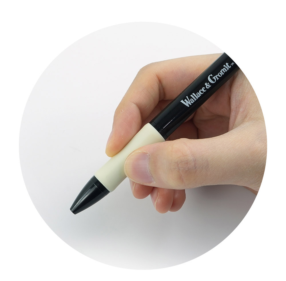 Wallace & Gromit 3-Color Figure Ballpoint Pen – 0.7mm (Gromit / Shaun)