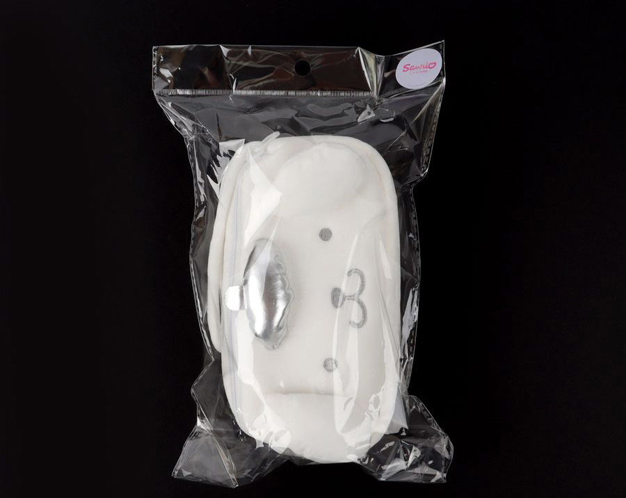 Sanrio Silver Square Plush Pouch – Cinnamoroll / Kuromi / Pompompurin