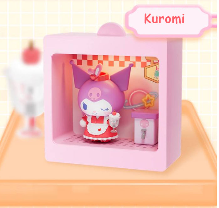 Sanrio Characters Light-Up Mini Box Diorama Blind Box Restaurant Theme