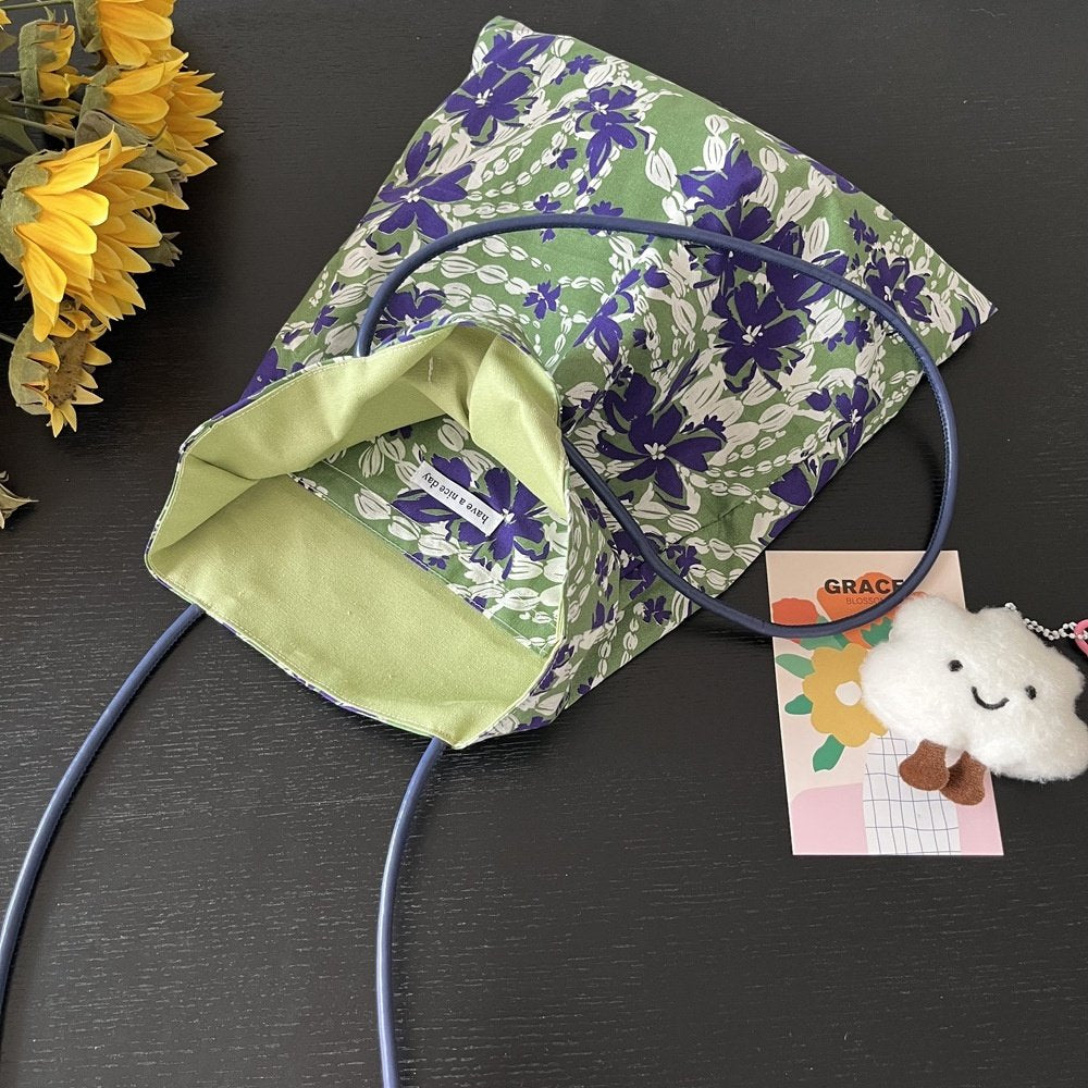 Bloom Garden Floral Tote Bag - Luckyplanetusa
