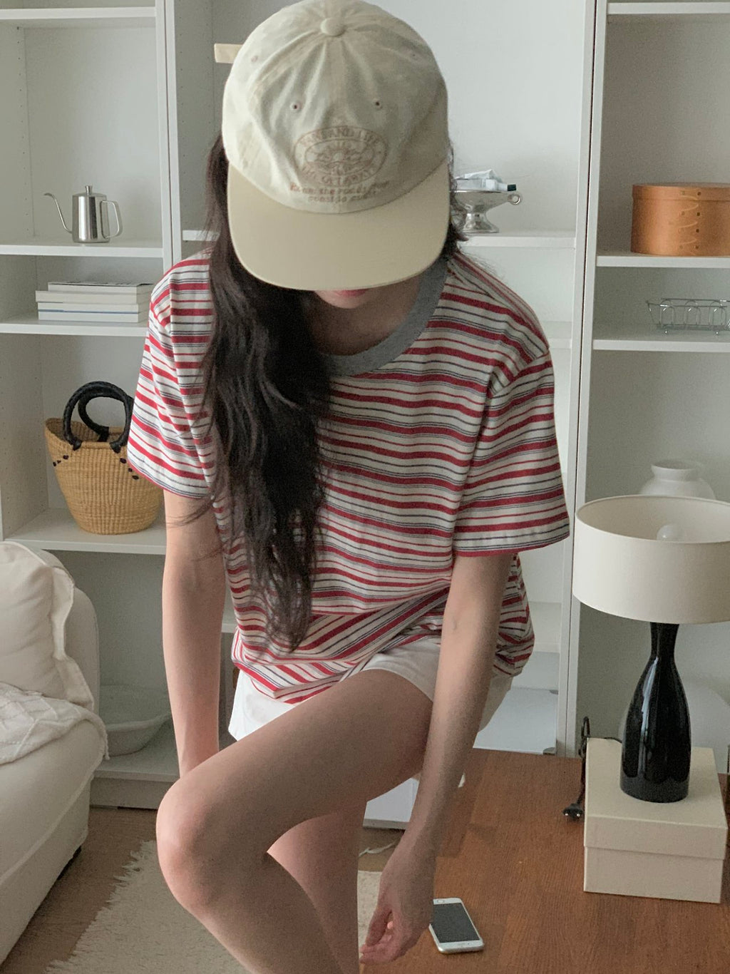 Weekend Breeze Stripe Cotton Tee - Luckyplanetusa