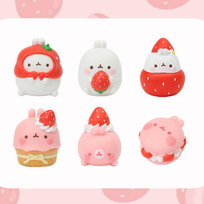 Molang Strawberry Party Blind Box Figure Series