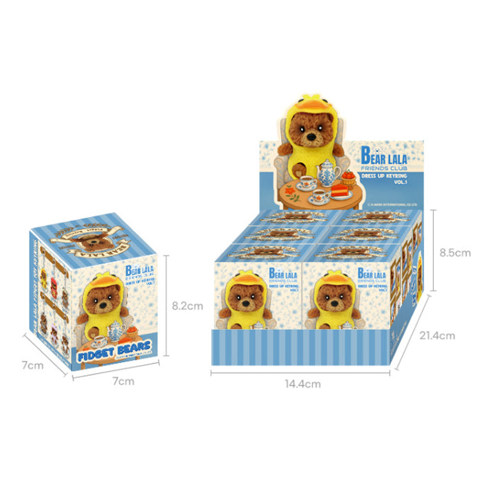 Bear Lala Friends Club Dress Up Keyring Series Vol.1 (Blind Box)