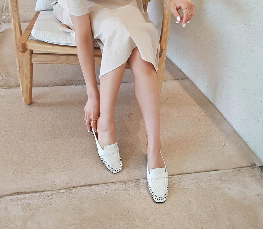 Everyday Woven Leather Mule – Soft Comfort Edition - Luckyplanetusa