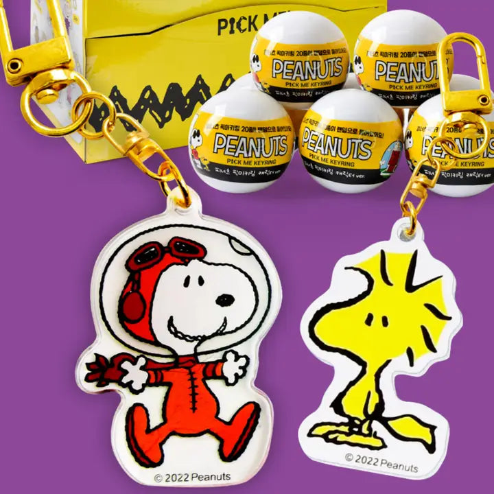 Peanuts Snoopy & Friends Random Key Chain Ring-Bag charm