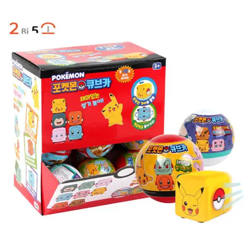 Pokémon Cube Pill back Car – Random Blind Capsule Toy