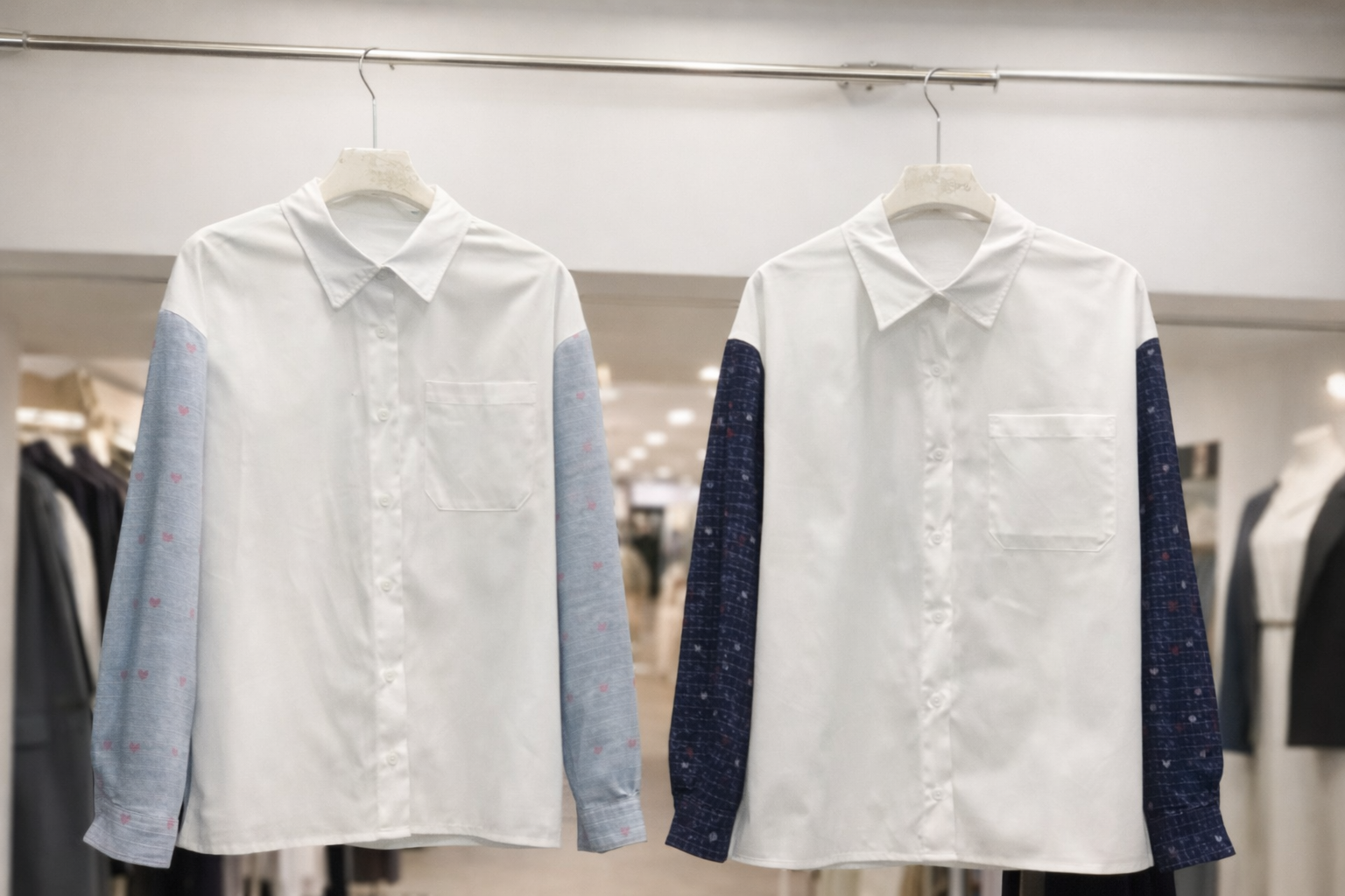 Heart Patch Denim Vest & Shirt Set - Luckyplanetusa