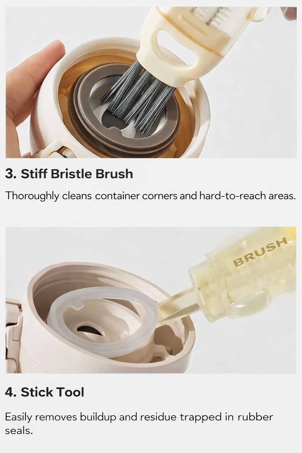 Bunny Tumbler & Bottle Narrow Cleaning Brush-Random - Luckyplanetusa