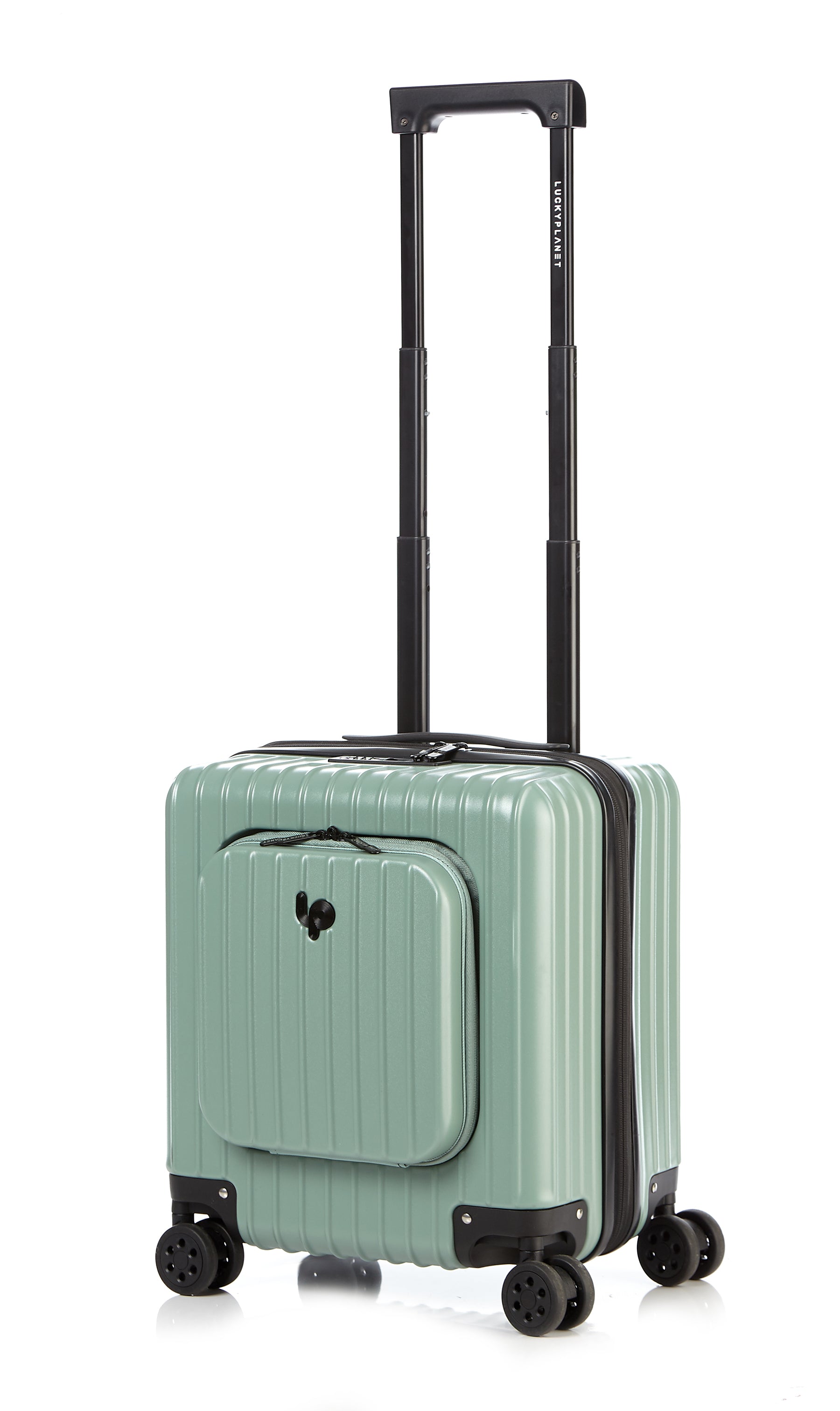 Go Beyond 17" Carry-On Olive Green Expendable Zipper