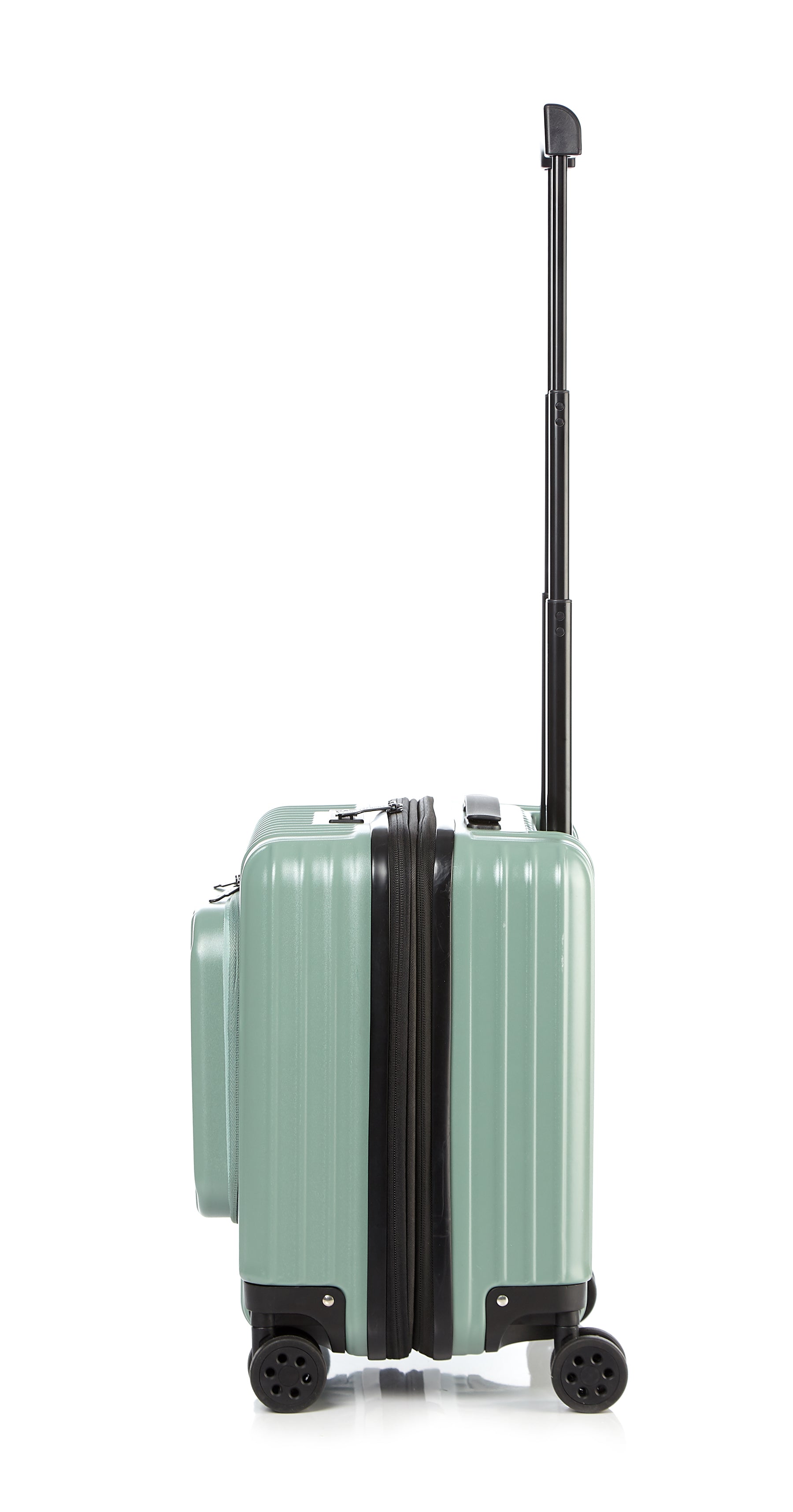 Go Beyond 17" Carry-On Olive Green Expendable Zipper