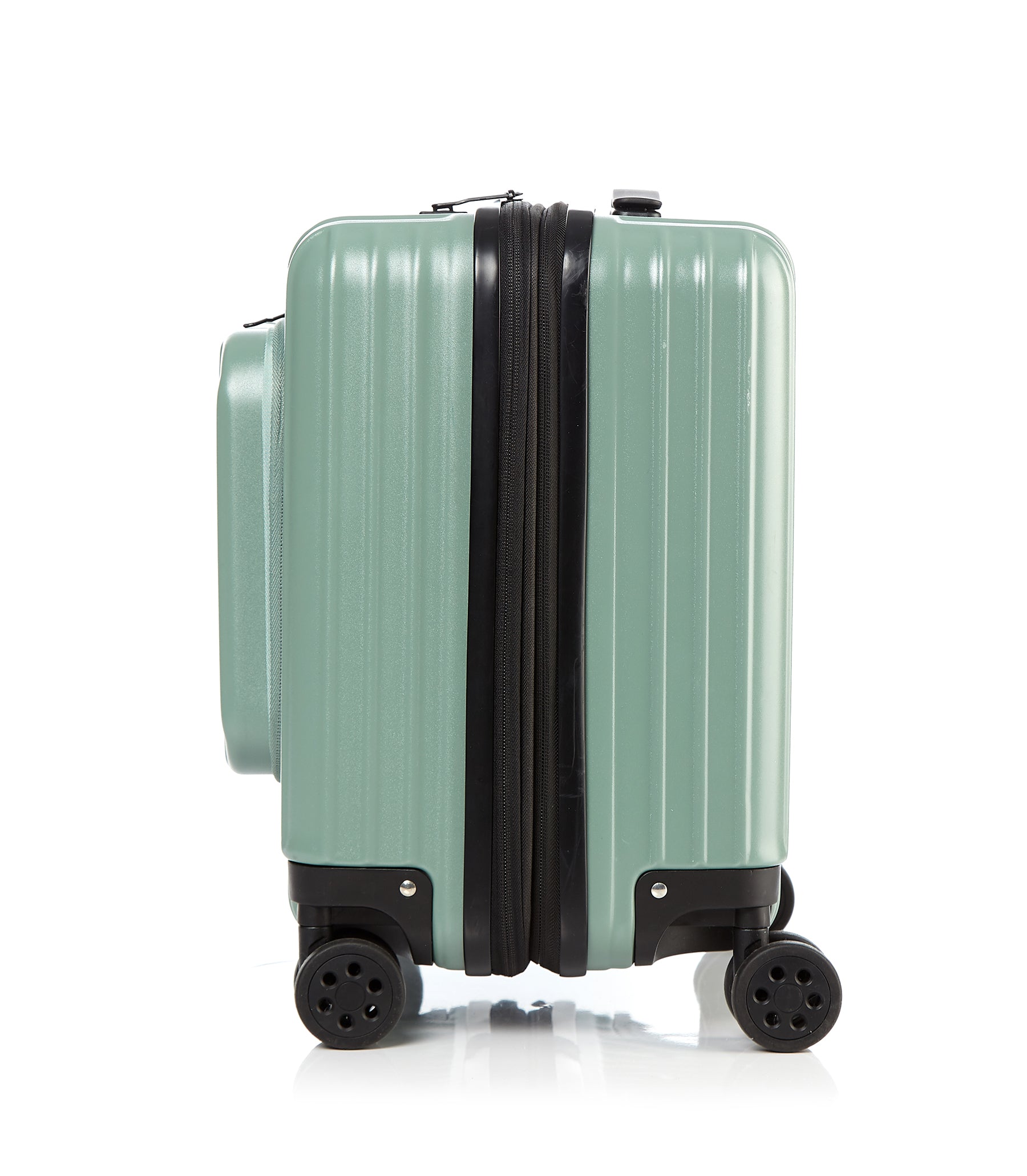 Go Beyond 17" Carry-On Olive Green Expendable Zipper