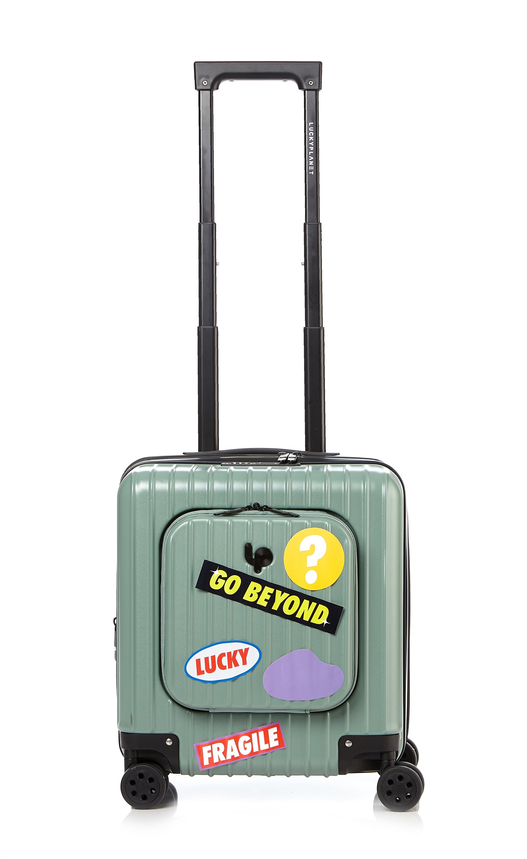 Go Beyond 17" Carry-On Olive Green Expendable Zipper