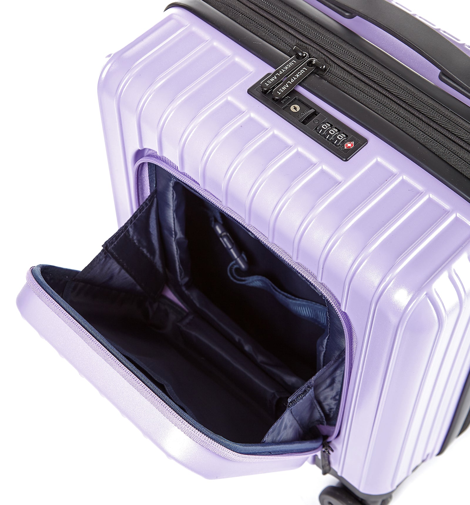 Go Beyond 17" Carry-On Purple Expendable Zipper