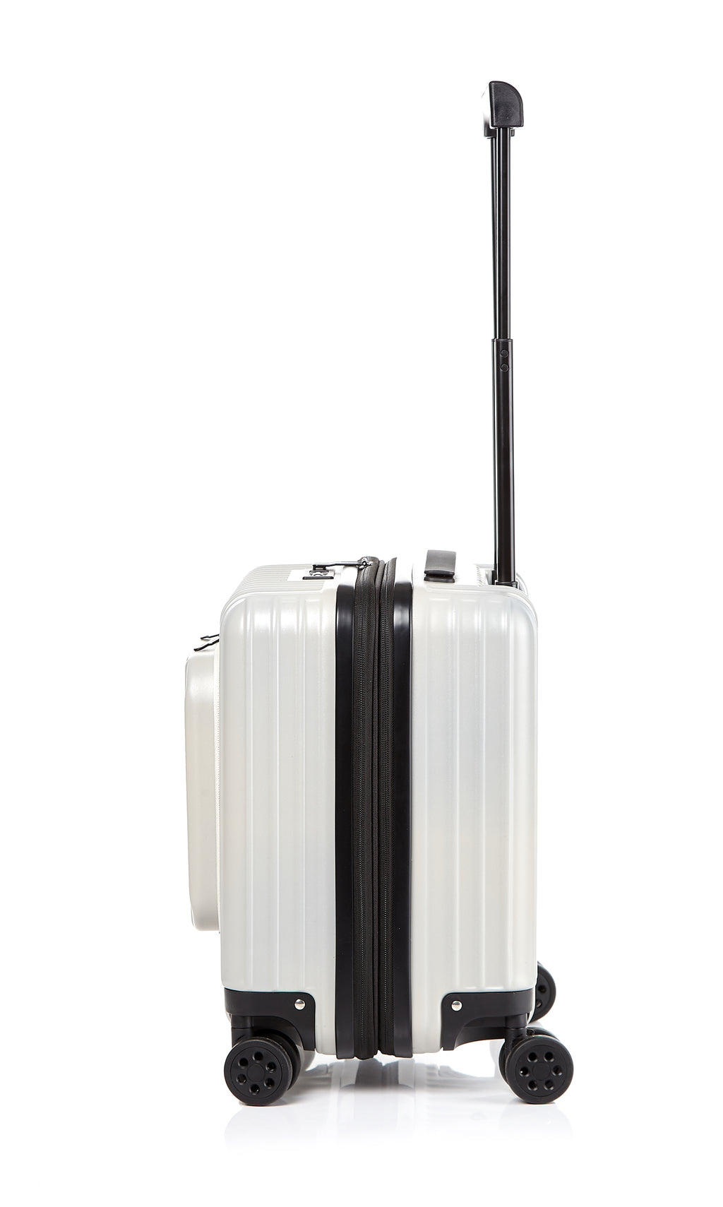 Go Beyond 17" Carry-On Ivory Pearl Expendable Zipper