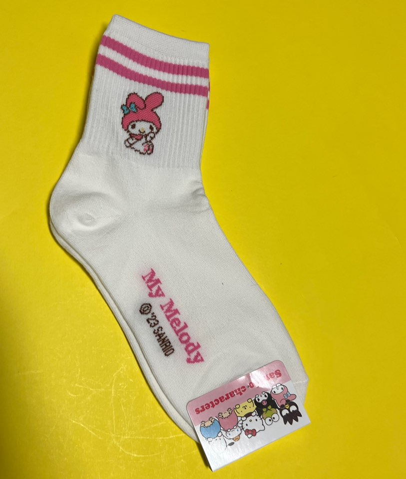 NEW Sanrio Cotton Ankle 2 line Soft Socks