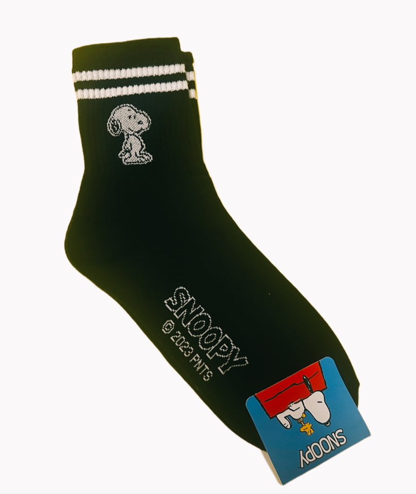 Snoopy & Charlie Brown daily Crew Ankle Sock