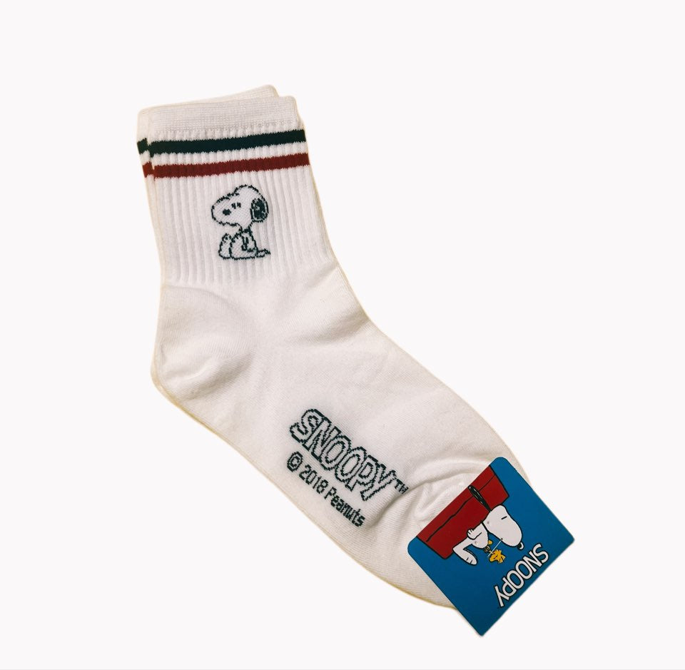 Snoopy & Charlie Brown daily Crew Ankle Sock
