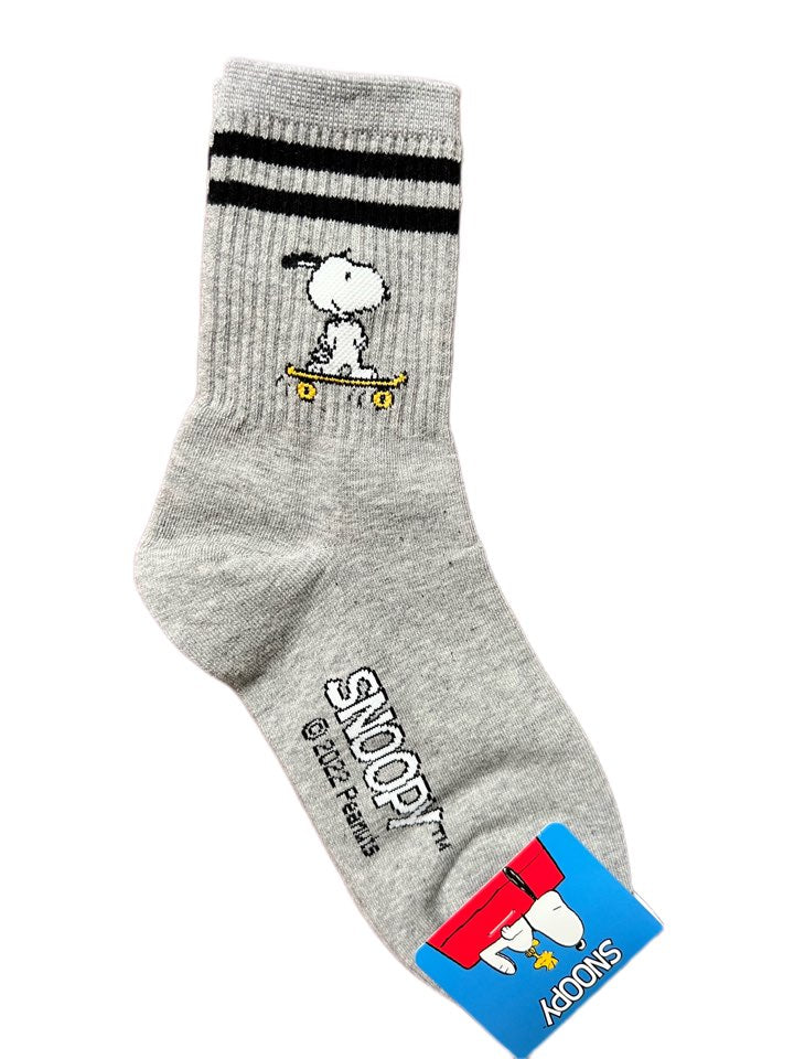 Snoopy & Charlie Brown daily Crew Ankle Sock