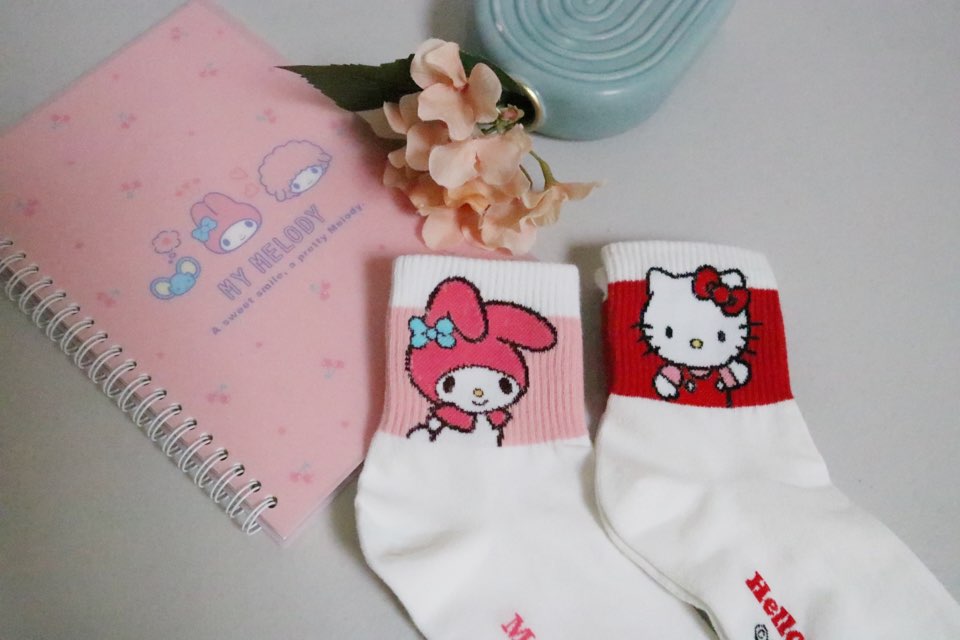 NEW Sanrio 7Days Ankle line Soft Socks