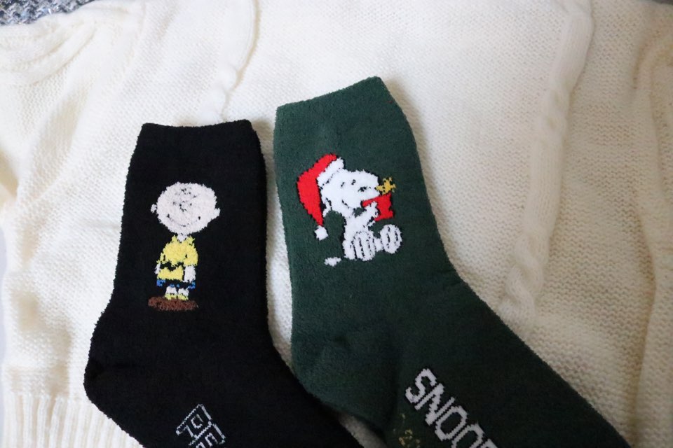 Snoopy COZY warm Sleeping Socks- ULTRA SOFT