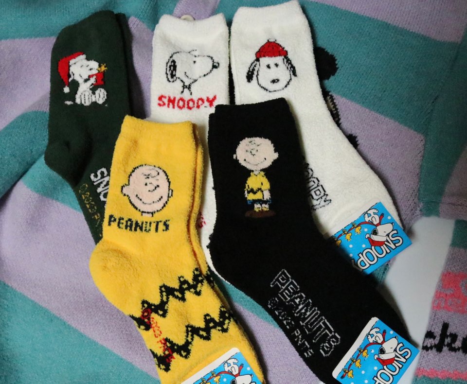 Snoopy COZY warm Sleeping Socks- ULTRA SOFT - Luckyplanetusa