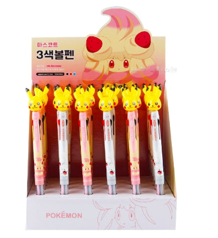 Pokémon Mascot 3-Color Ballpoint Pen – Pikachu & Jigglypuff