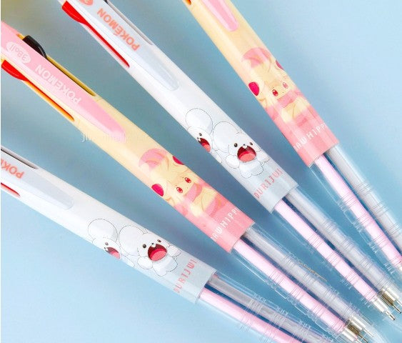 Pokémon Mascot 3-Color Ballpoint Pen – Pikachu & Jigglypuff