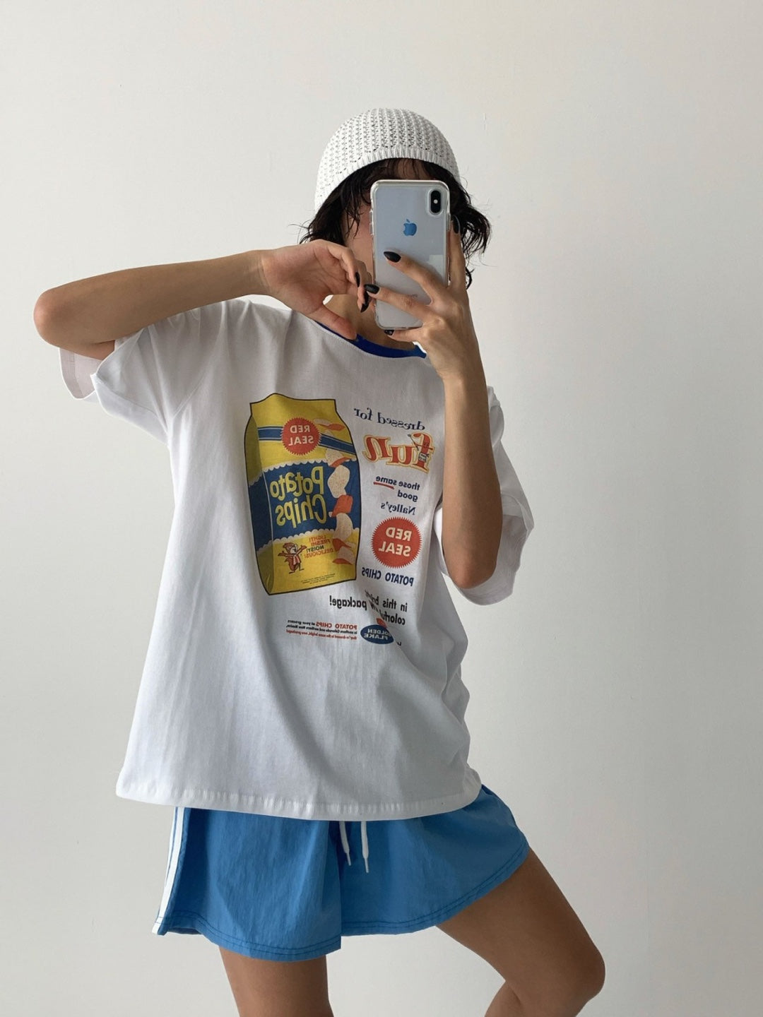 Vintage Snack Graphic Ringer T-Shirt - Luckyplanetusa