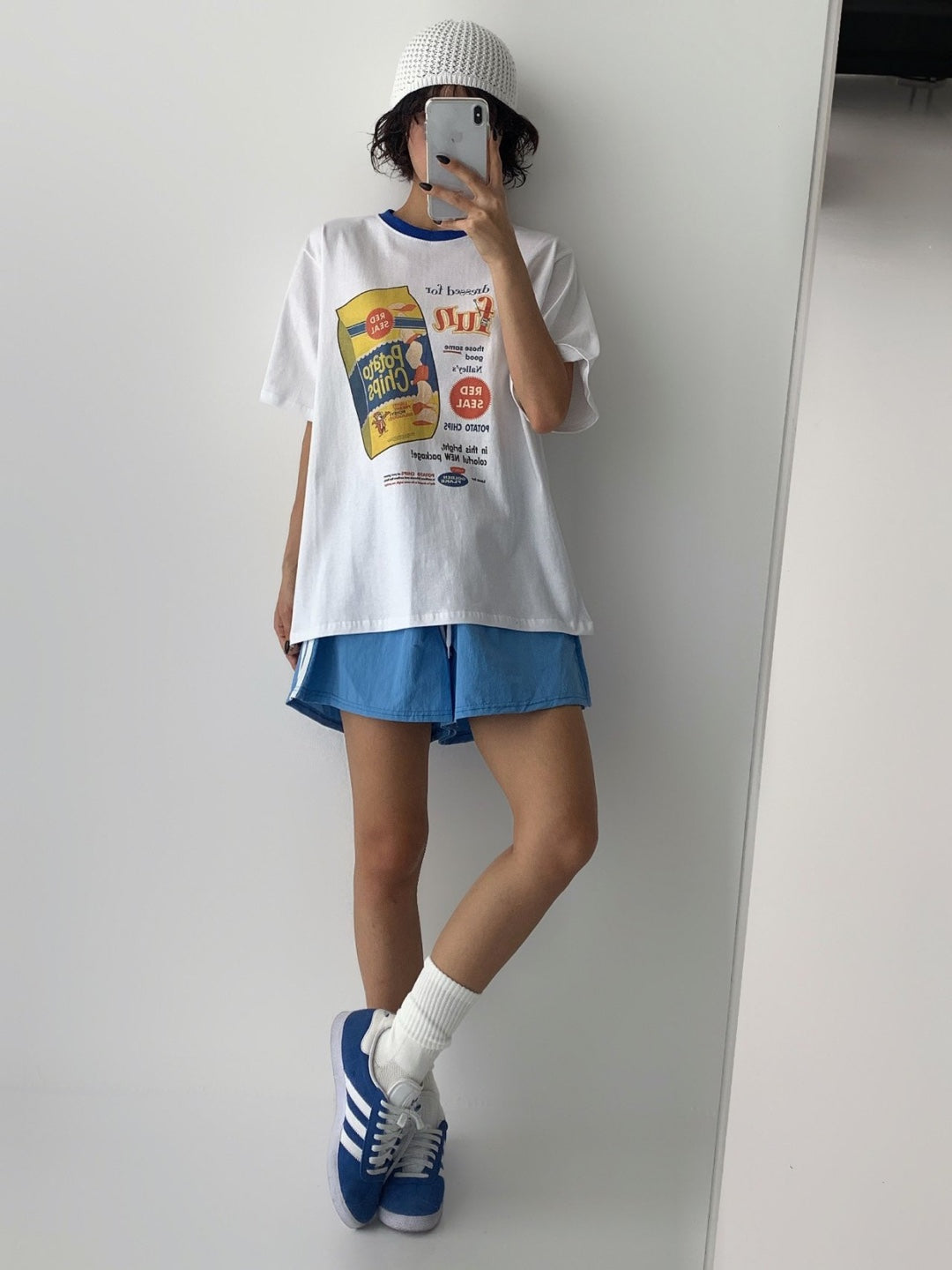 Vintage Snack Graphic Ringer T-Shirt - Luckyplanetusa