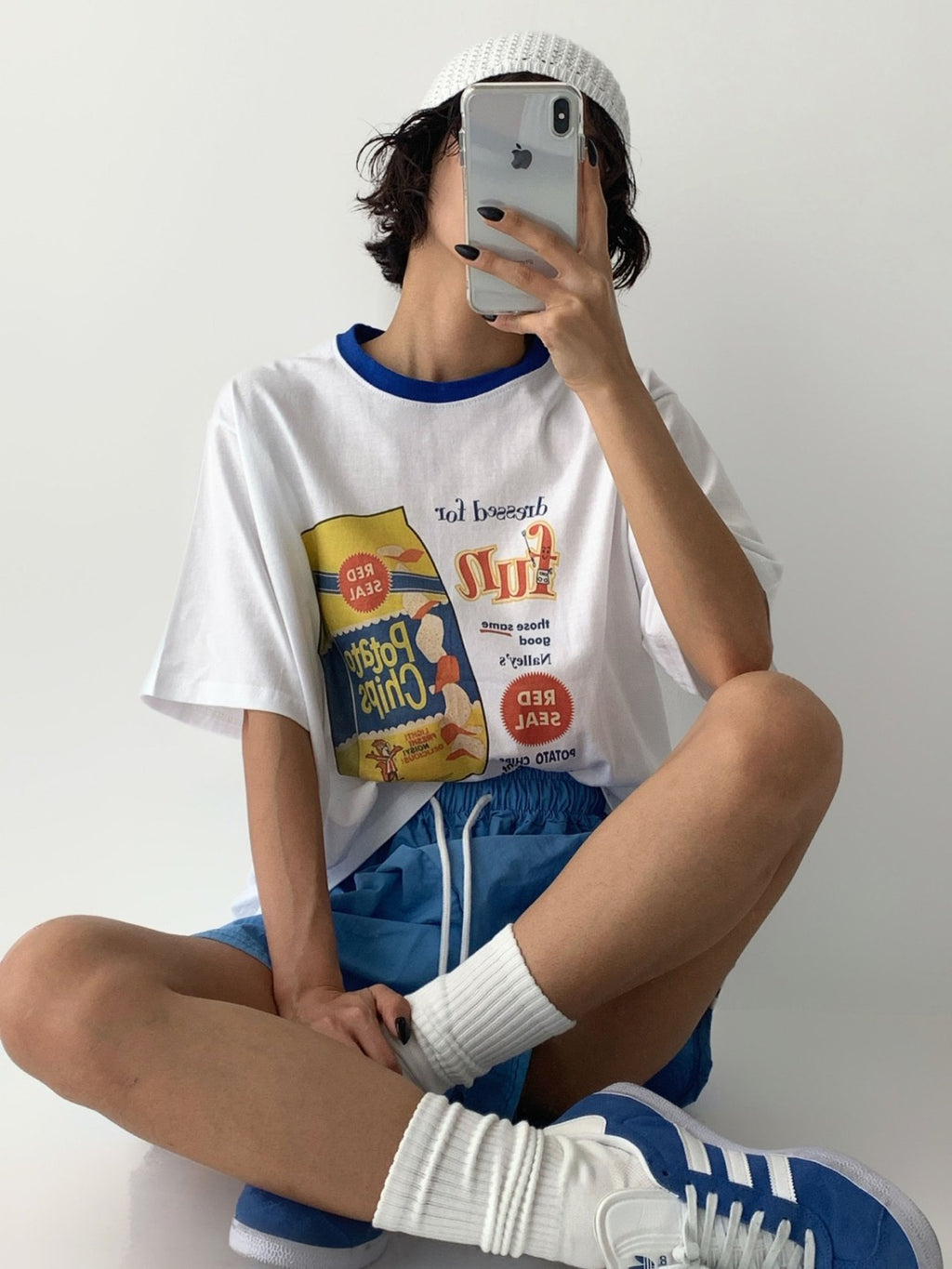 Vintage Snack Graphic Ringer T-Shirt - Luckyplanetusa