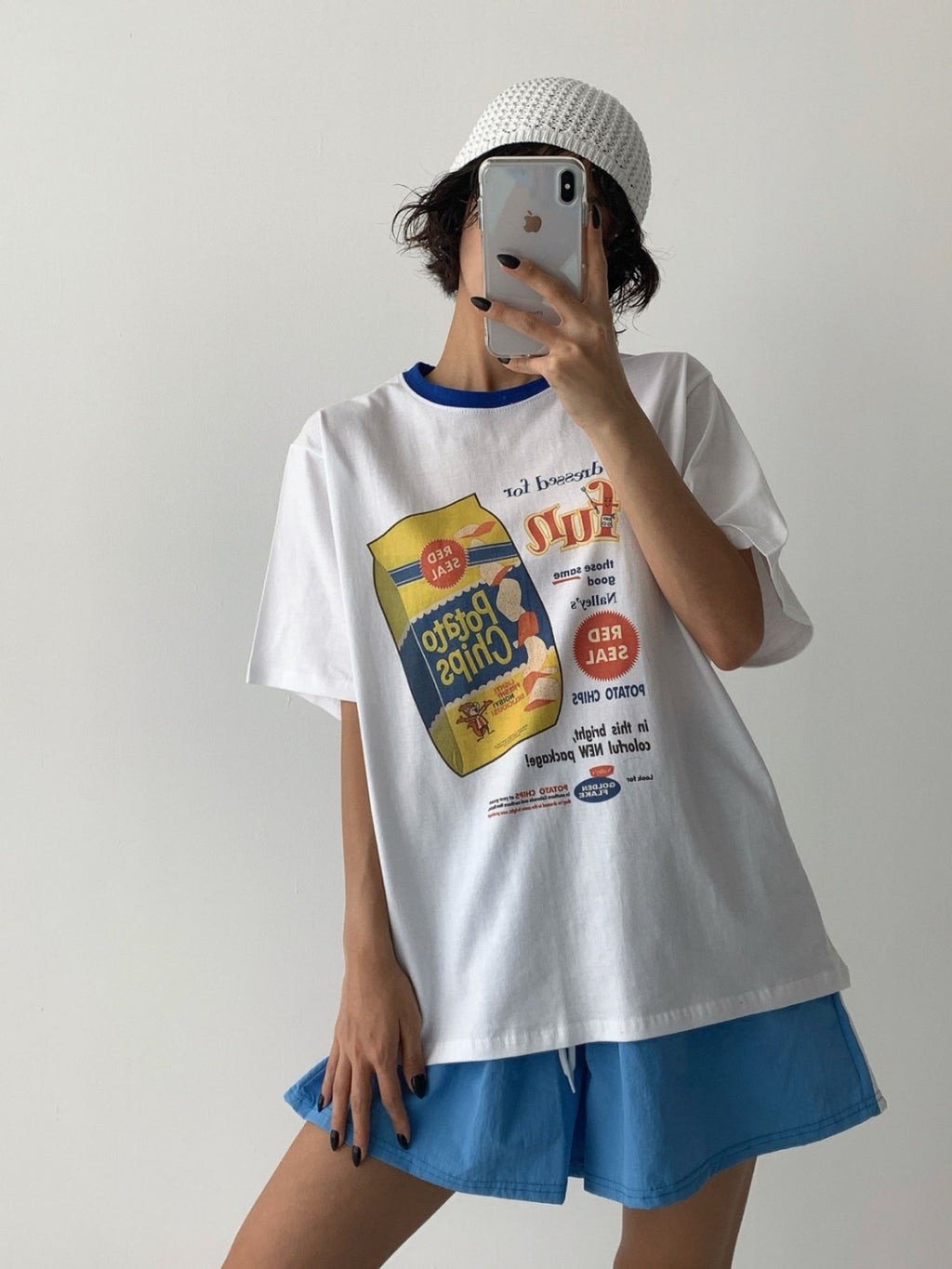 Vintage Snack Graphic Ringer T-Shirt - Luckyplanetusa
