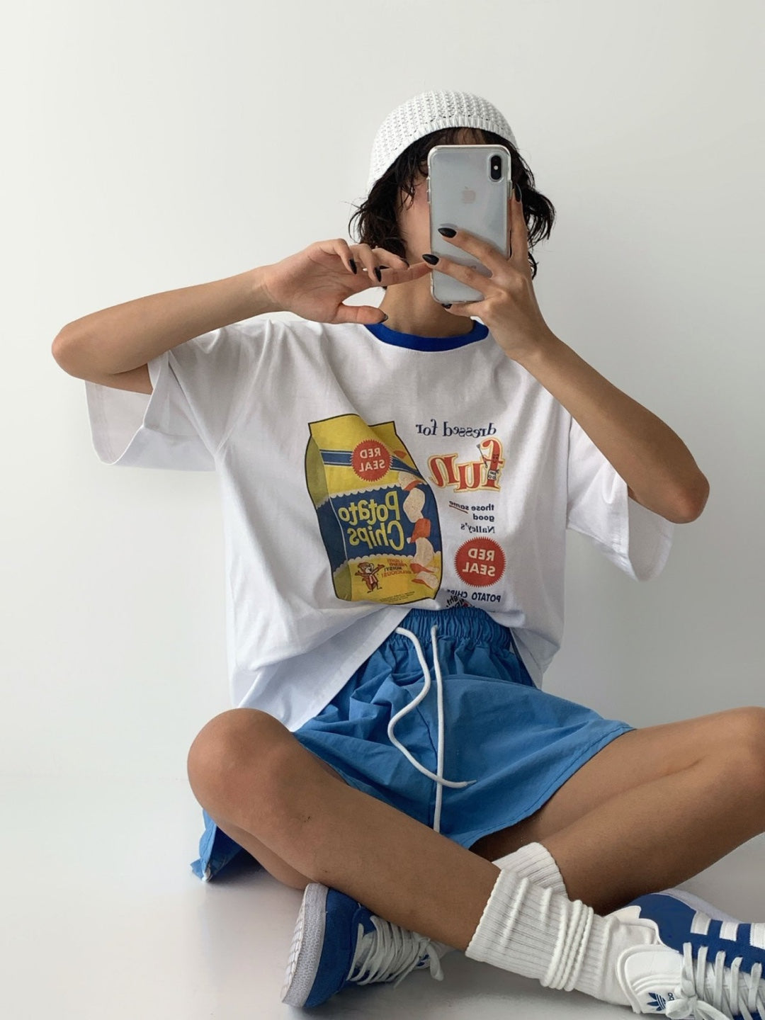 Vintage Snack Graphic Ringer T-Shirt - Luckyplanetusa