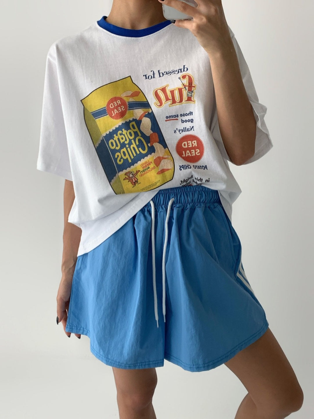 Vintage Snack Graphic Ringer T-Shirt - Luckyplanetusa