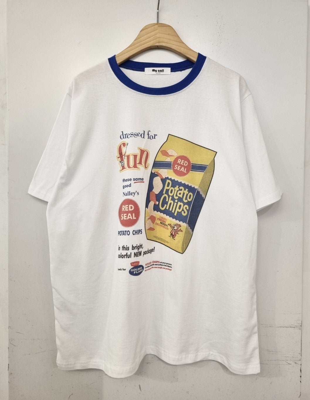 Vintage Snack Graphic Ringer T-Shirt - Luckyplanetusa
