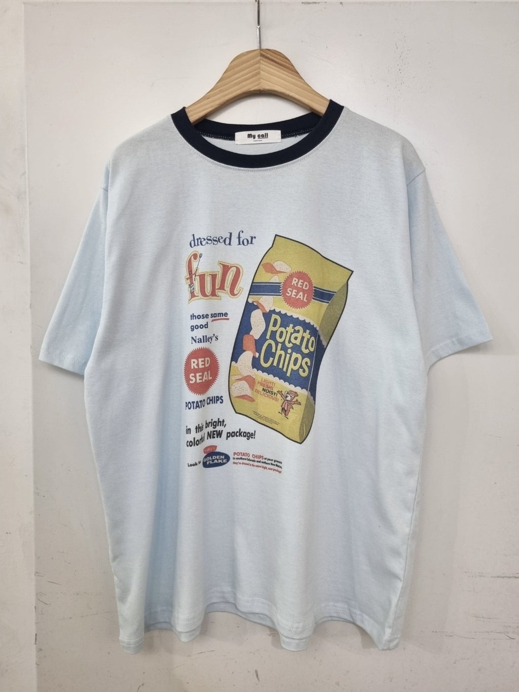 Vintage Snack Graphic Ringer T-Shirt - Luckyplanetusa