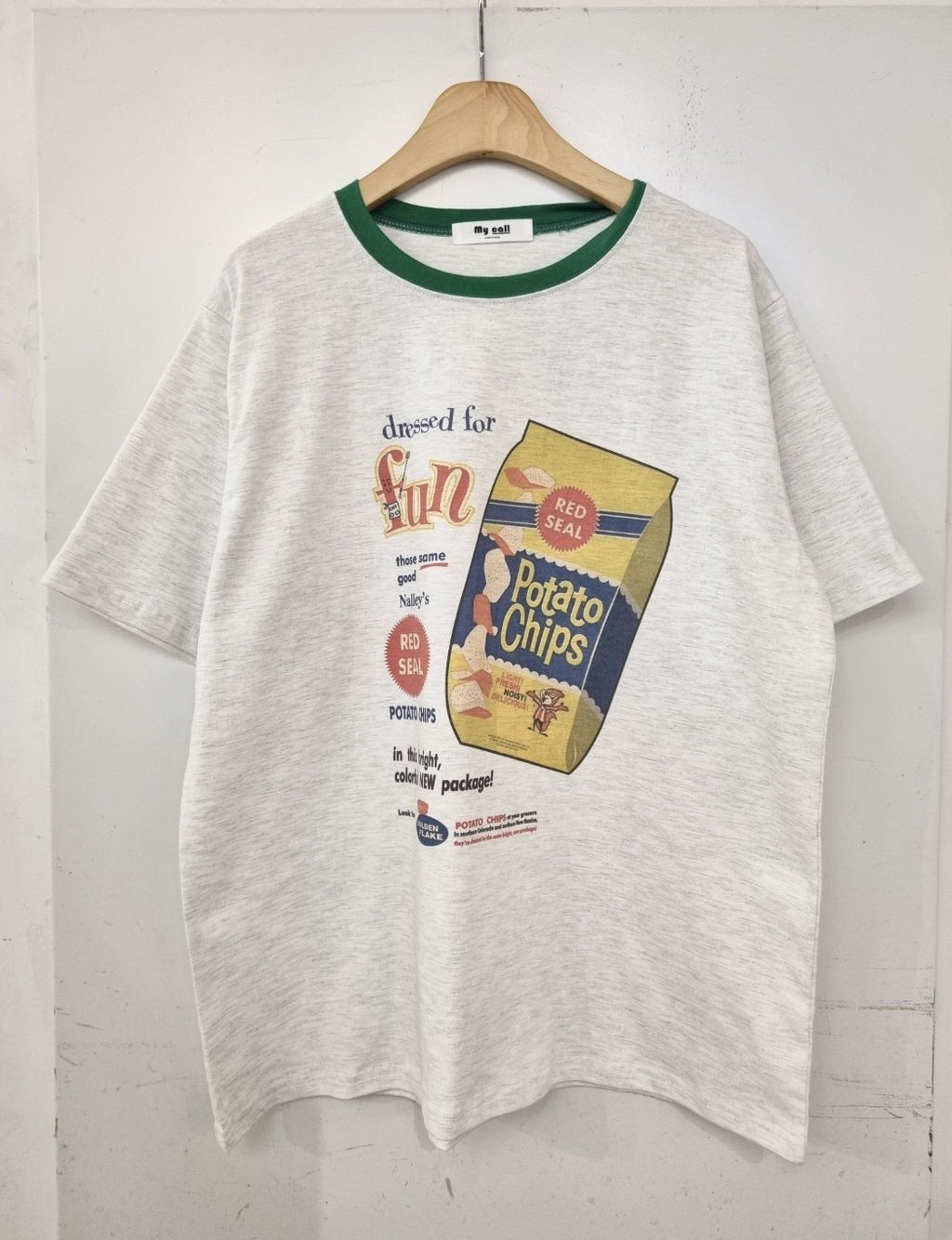 Vintage Snack Graphic Ringer T-Shirt - Luckyplanetusa