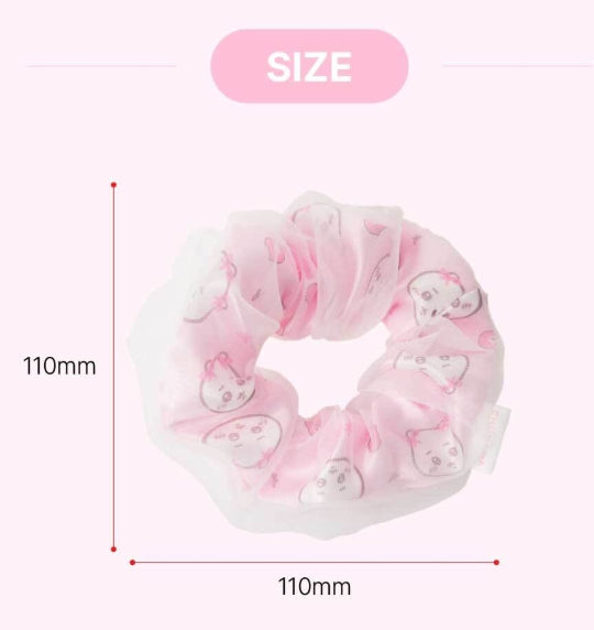 Chiikawa Character Mesh Scrunchie – 3 Styles