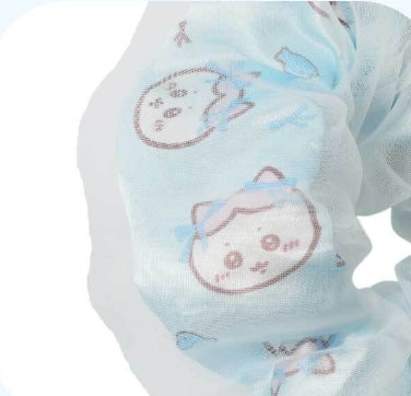 Chiikawa Character Mesh Scrunchie – 3 Styles