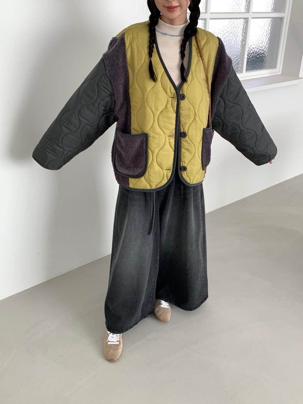 Snoopy Limited Edition Sherpa Quilted Fleece Jacket — Made in Korea officially lisenced