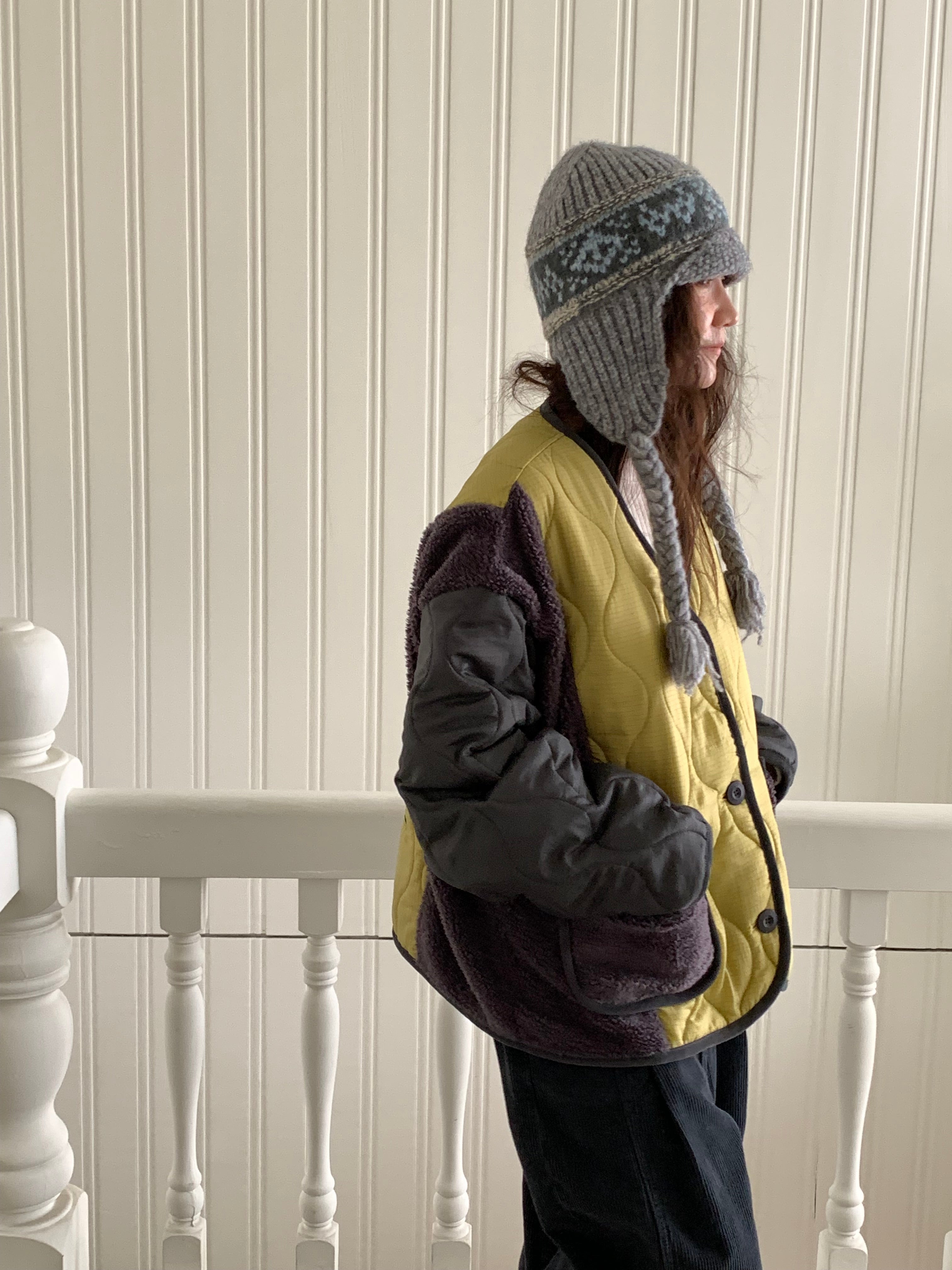 Snoopy Limited Edition Sherpa Quilted Fleece Jacket — Made in Korea officially lisenced