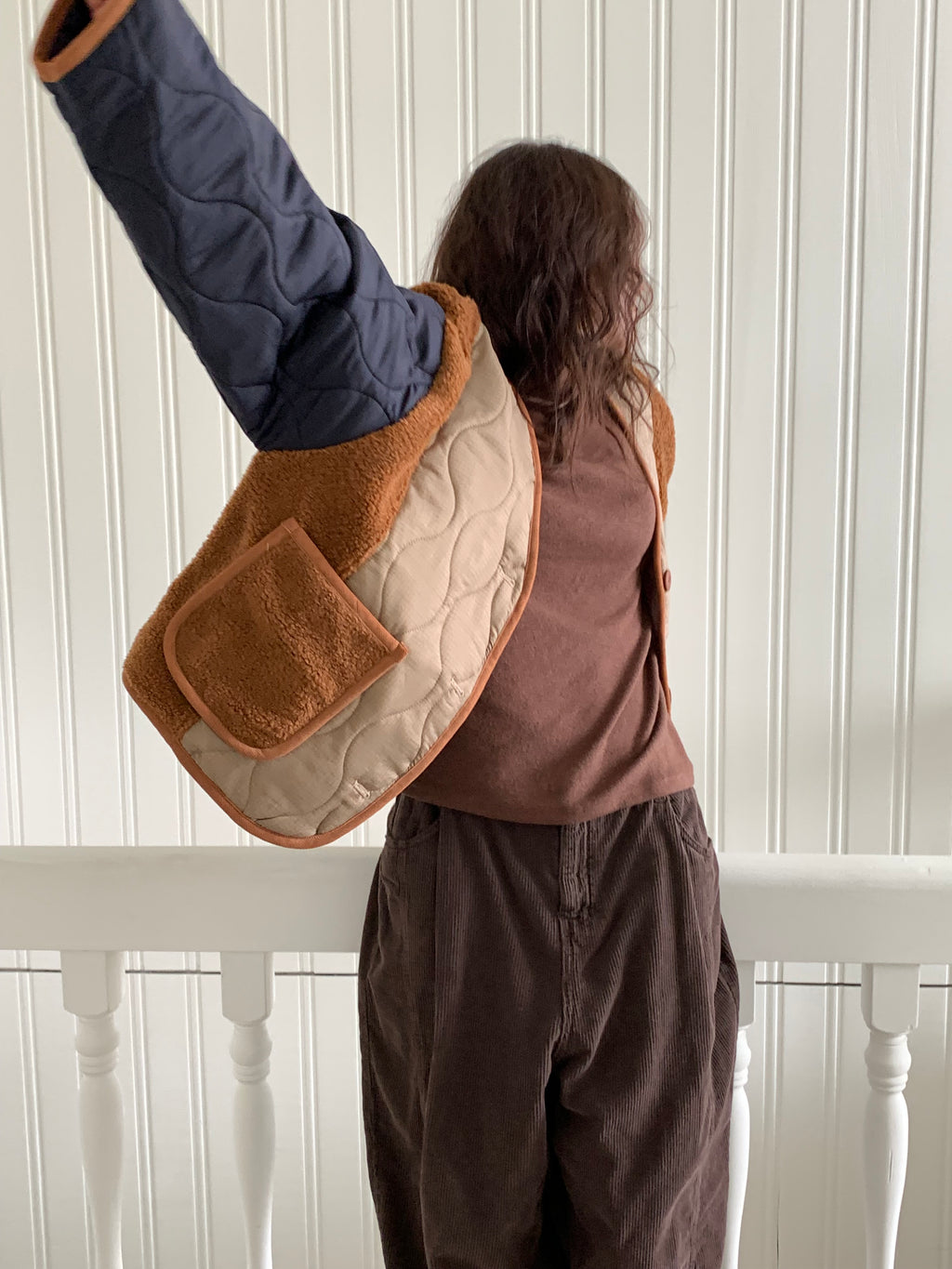 Snoopy Limited Edition Sherpa Quilted Fleece Jacket — Made in Korea officially lisenced