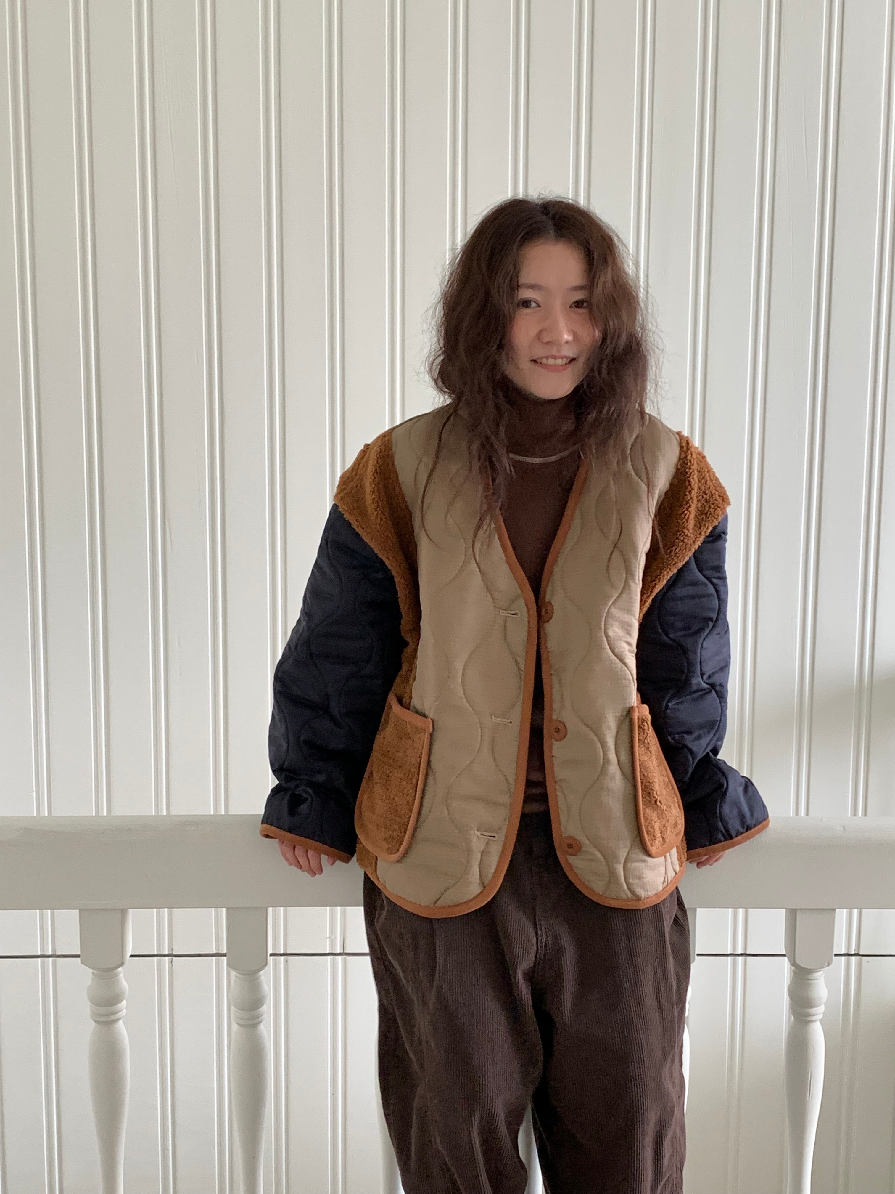 Snoopy Limited Edition Sherpa Quilted Fleece Jacket — Made in Korea officially lisenced
