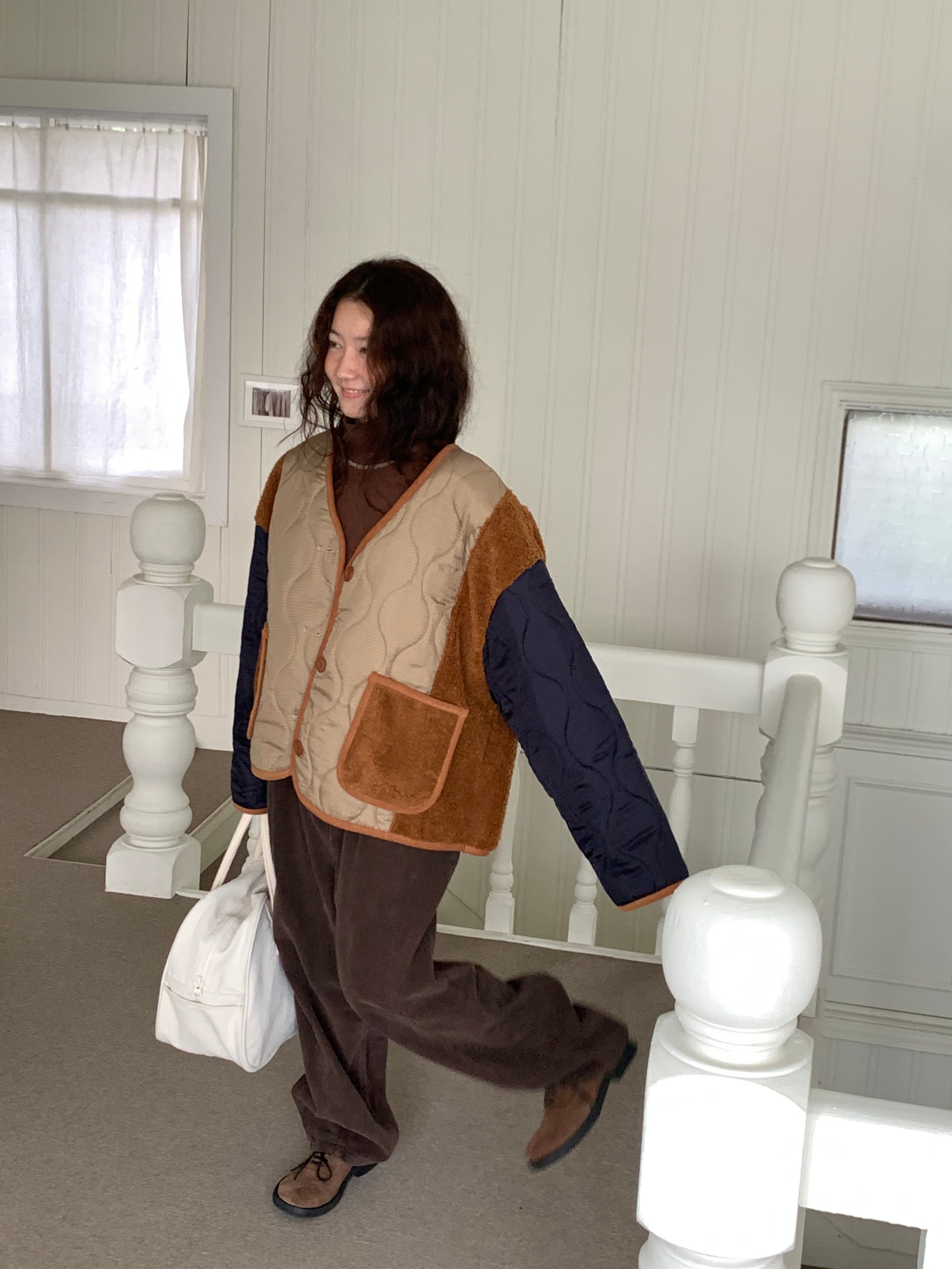 Snoopy Limited Edition Sherpa Quilted Fleece Jacket — Made in Korea officially lisenced