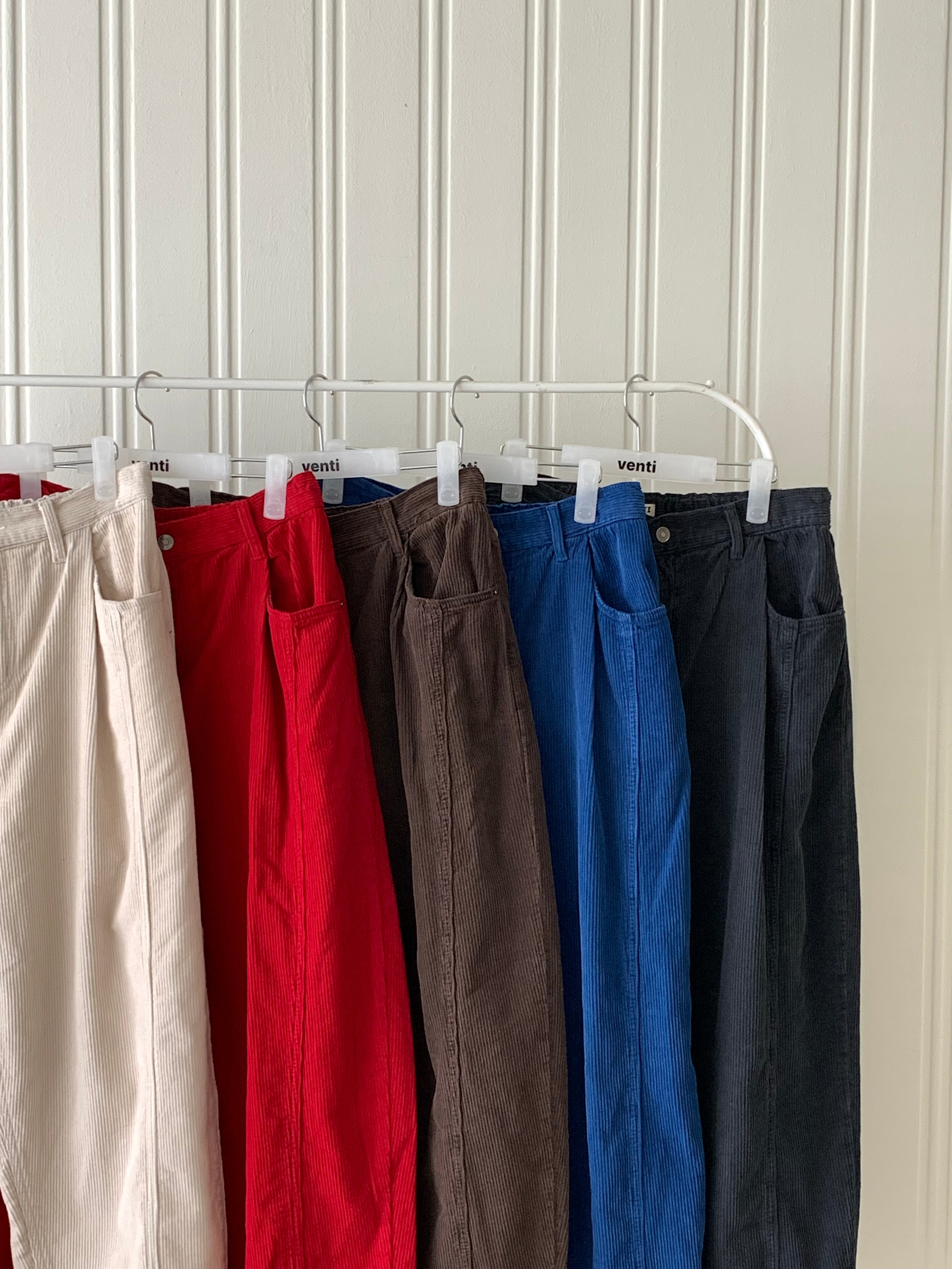 Premium Wide Corduroy Pants — Made in Korea