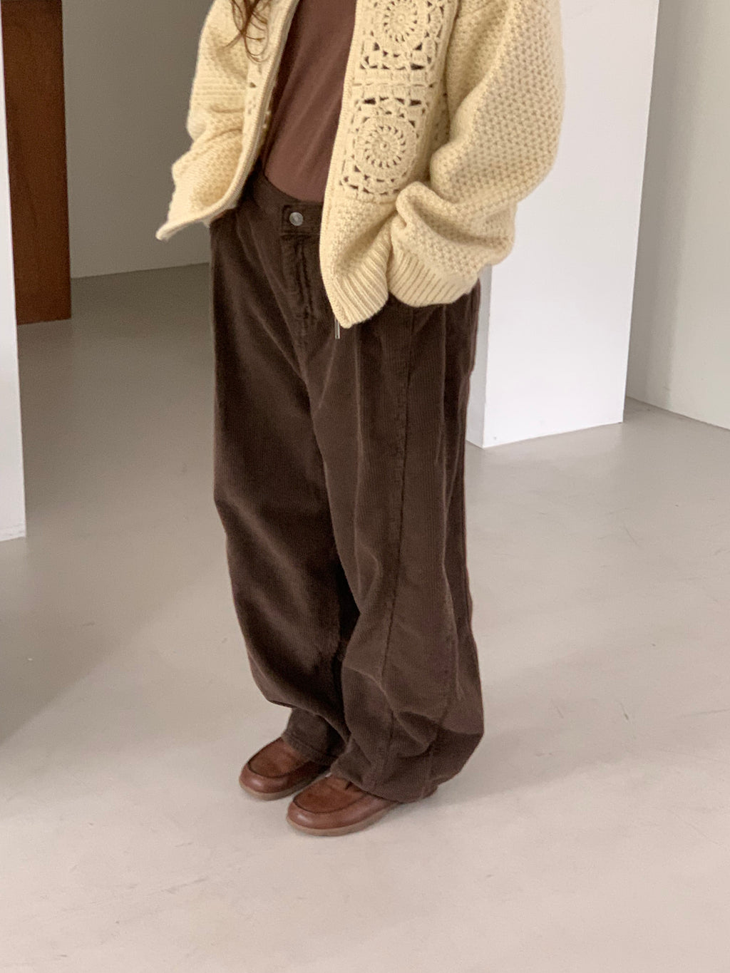 Premium Wide Corduroy Pants — Made in Korea