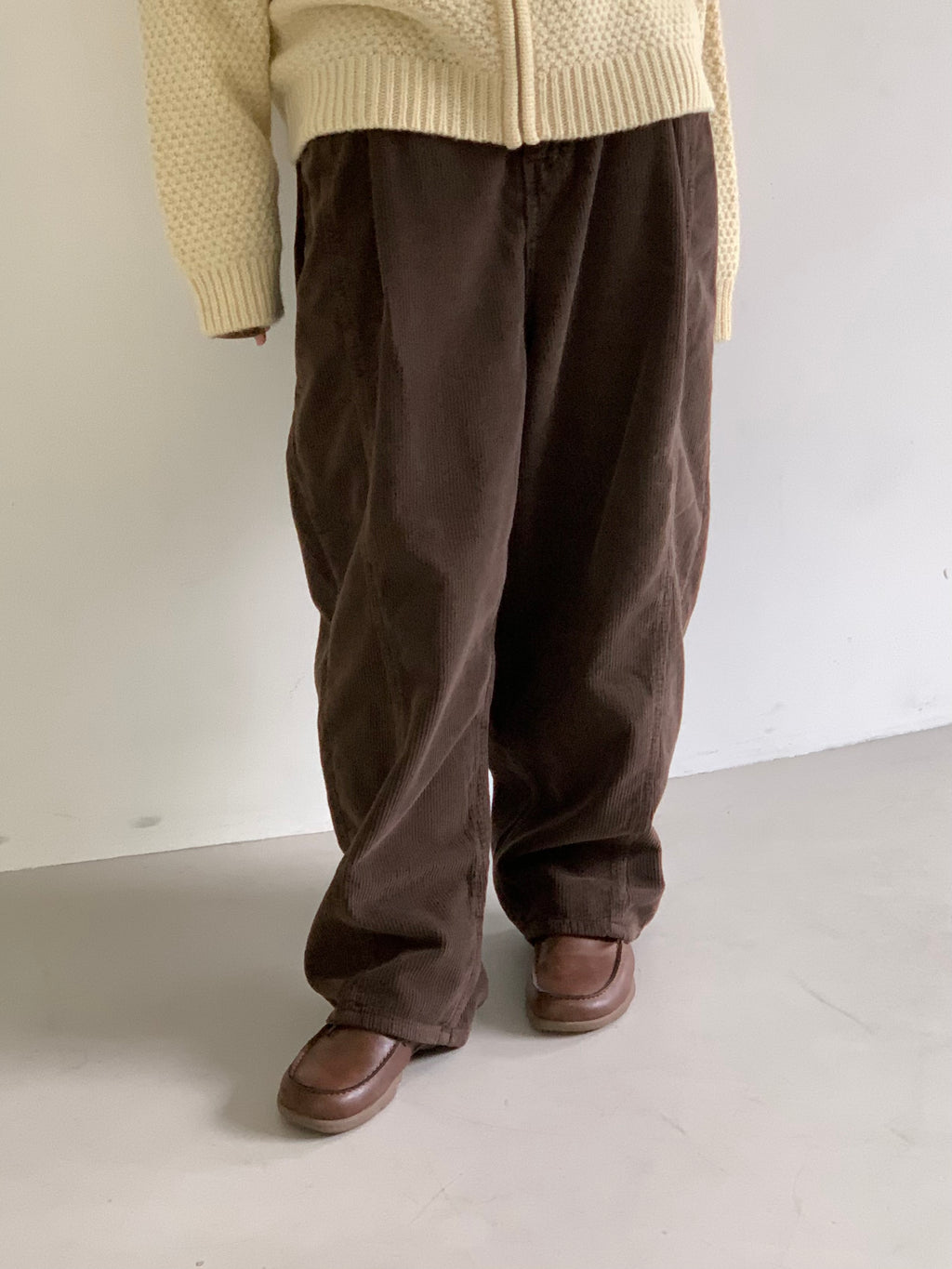 Premium Wide Corduroy Pants — Made in Korea