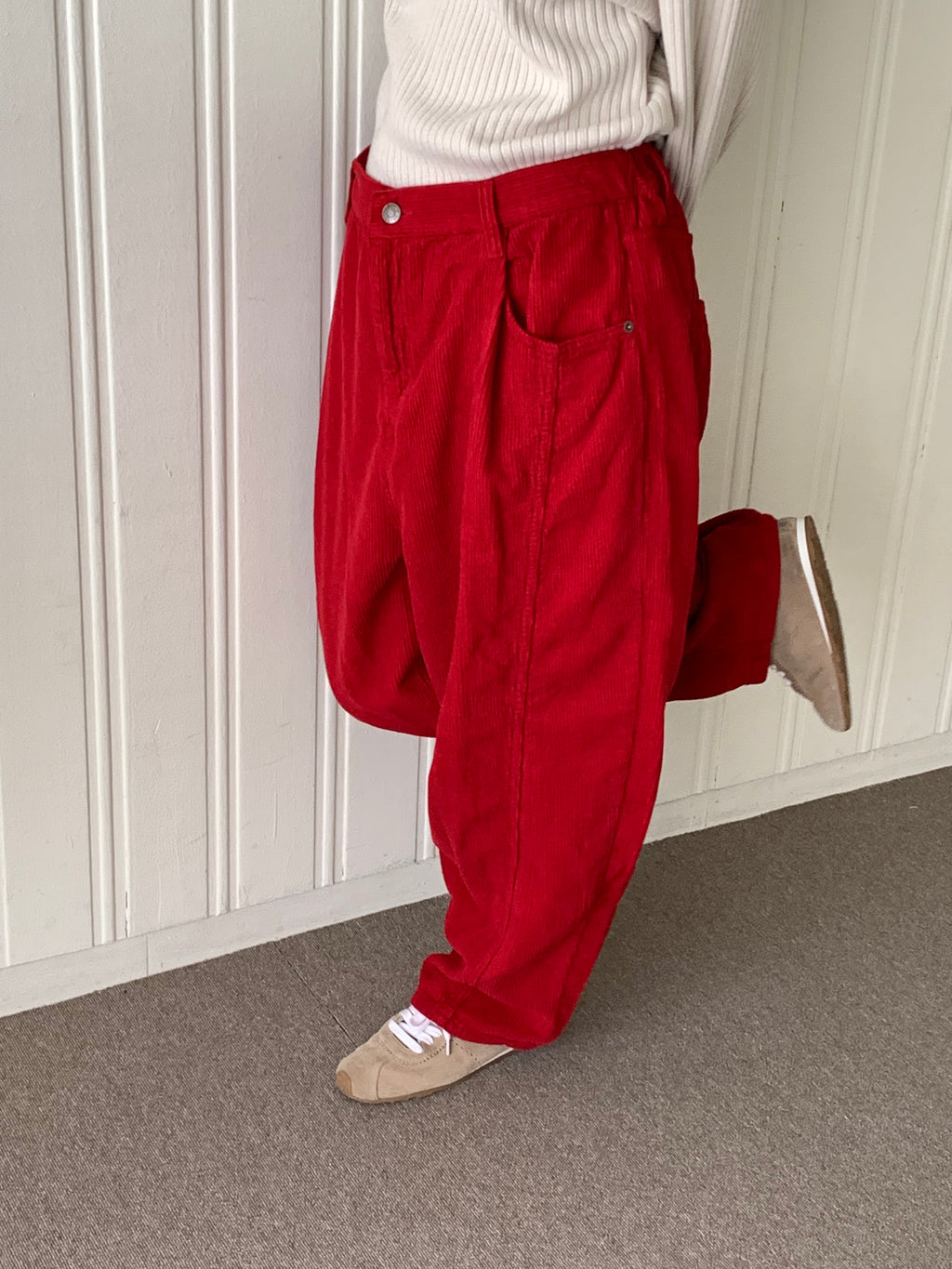 Premium Wide Corduroy Pants — Made in Korea