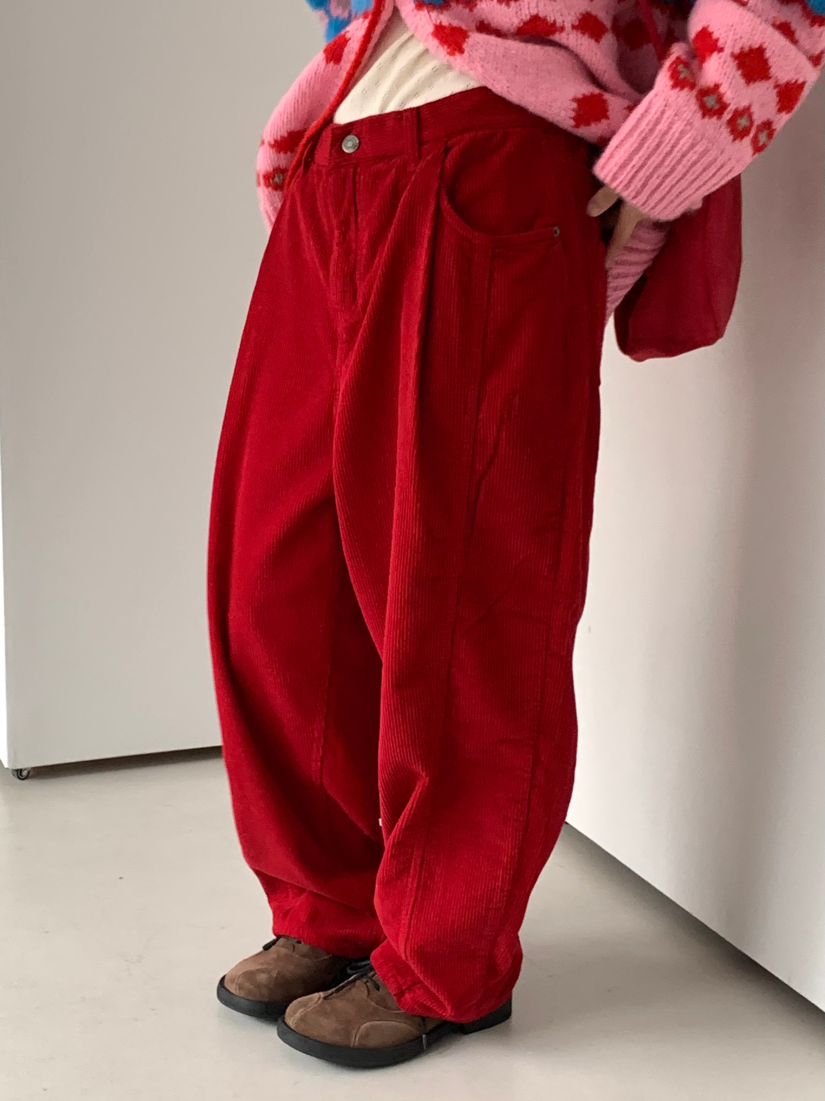 Premium Wide Corduroy Pants — Made in Korea