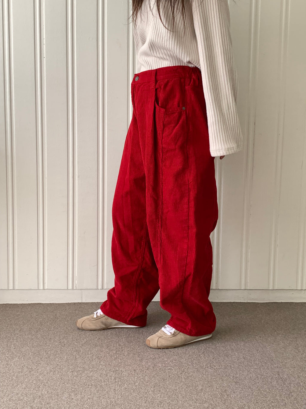 Premium Wide Corduroy Pants — Made in Korea